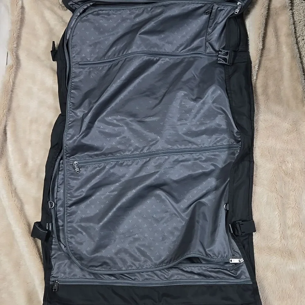Tumi Ballistic Nylon Black Garment Bag Luggage Travel Suitcase